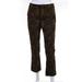 Pre-ownedJoie Womens Cotton High Rise Snakeskin Print Cropped Pants Brown Size 4