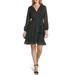 Tahari ASL Women's Surplus Dress with Puff Sleeve