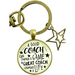 Coaching Keychain Any Sport Great Coach Changes Life Thank You Gift Men Women