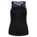 Tail Women`s Ireland Tennis Tank Black and Quest ( )