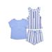 Young Hearts Baby Girl 3PC PJ SHORT SET(Size 12M-24M)