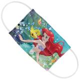 Disney Princess Kids Ariel Under the Sea 2-Ply Reusable Cloth Face Mask Covering
