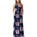 Women's Sleeveless/Long Sleeve Plain Maxi Dresses Casual Long Dresses with Pockets