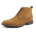 Bruno Marc Mens Ankle Chukka Boots Suede Leather Casual Oxford Shoes URBAN-02 TAN Size 9.5