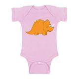 Awkward Styles Triceratops Romper Baby Bodysuit Short Sleeve Dinosaur One Piece Top for Newborn Baby Dinosaur Gifts for Babies Cute Dinosaur Clothes for Baby Girl Animal Bodysuit for Baby Boy