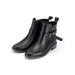 UKAP Women Rain Boots Solid Color Waterproof Mid Tube Lightweight Stylish Booties Outdoor Work Comfortable Slip On Shoes