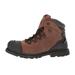 AVENGER 6" Leather Carbon Nanofiber Comp Toe Waterproof Puncture Resistant EH Slip Resistant Boot, Color: Brown, Size: 11, Width: 6E (A7546-6E-11)
