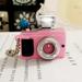 Photoflash Camera 3D Pendant Photographer Charm Keychain Bag Pandent