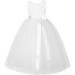 Heart Cutout Sequin Flower Girl Dress Special Occasion Dresses 172seq