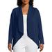 Just My Size Women's Plus Size French Terry Flyaway Cardigan