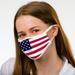 Alleson Ahtletic 3 Ply Sublimated Mask, Flag, OSFM, 100% Polyester By Brand Alleson Ahtletic