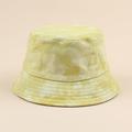 Bucket Hat Tie Dye Double Side Sun Hat Foldable Sun-Proof Fisherman Caps for Travel Hiking Outdoor Beach Holiday