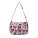 Winnereco Women Printing Canvas Shoulder Underarm Bag Mini Handbags (B Pink)