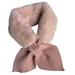 Taicanon Women Faux Fur Warm Soft Furry Wrap Faux Fur Collar Neck Warmer Knit Wool Scarves