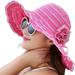 Sun Hat for Women Ladies, Coxeer Flower Foldable Adjustable UV Protection Beach Summer Travel Visor Hat Girls Cotton Roll Up Wide Brim Floppy Cap Crushable Bucket Hat