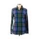 Pre-Owned Lands' End Women's Size 8 Tall Long Sleeve Button-Down Shirt