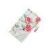 Dewadbow Cute Newborn Baby Floral Swaddle Soft Flower Muslin Wrap Blanket Sleeping Bags Floral Bow Headband