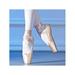 LUXUR Girl Ladies Ballet Shoes Yoga Gymnastic Toe Pointe Satin Ribbon Dancing Shoes