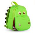 Dinosaur Backpack, Green Hippo Toddler Kids Cute Waterproof 3D Cartoon Toys Bag for Pre School, Pre Kindergarten 2-7 Years