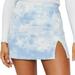 NZND Women Mini Short Skirt Tie Dye Print Skirt Bodycon Stretch High waist Casual Chic Dress Summer Clothes