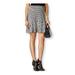 Grace Elements Womens Mixed-Print Sweater Flared Skirt