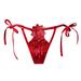 Sexy Temptation Lace Panties Women Sexy Low Waist G-String Lingerie Lace Up Hollow Out Thong Panties Underwear For Women S1