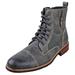 Ferro Aldo Andy Mens Ankle Boots Combat Lace Up Fashion Casual Grey 8.5 M US