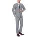 Men Suits Slim Fit Two Button 2-Piece Dress Suit Single Breasted Solid Wool Suits