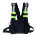 Balems Men Women Fashion Chest Rig Bag Reflective Vest Hip Hop Streetwear Functional Harness Chest Bag Pack Front Waist Pouch Backpack Chest Utility Bag for Men