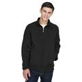 Men's Three-Layer Fleece Bonded Performance Soft Shell Jacket - BLACK - L