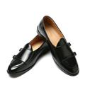 Rotosw Men's Dress Shoes Slip On Buckle Formal Casual Loafers