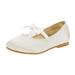 Dream Pairs Girls Mary Jane Flats Shoes Kids Lightweight Slip On Flat Shoes Casual Walking Shoes for Kids Sophia-22 Ivory Size 9