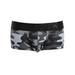 Avamo Mens Camo Printed Boxer Short Briefs Colorblock Cotton Breathable Low Waist Underwear Underpant