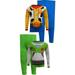 Disney Boys' Toy Story Buzz Lightyear and Woody Cotton 4 Pc Toddler Pajamas (3T)