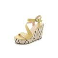 Lacyhop Women Summer Sandals Fashion Wedge High Heel Holiday Casual Peep Toe Shoes Size