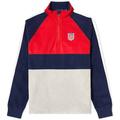 Polo Ralph Lauren Men's Red 1967 Quarter Zip Fleece Jacket