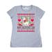 Inktastic Happy Valentine's Day Sloth and Llama Ugly Sweater Style Adult Women's T-Shirt Female