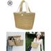 Luxtrada Straw Bags for Women Tote with Handles Boho Beach Tote Bag Straw Purses and Handbags for Women