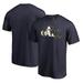 Utah Jazz Fanatics Branded X-Ray T-Shirt - Navy