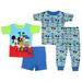 Disney Junior Baby Boys' Team 28 Mickey Mouse Donald Pluto 2 Cotton Pajama Sets