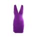 Forever 21 Purple Sleeveless Sheath Dress L