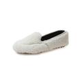 UKAP Women Fur Lined Loafers Comfort Flat Shoes Moccasins Winter Casual Shoes Slip On