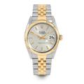Pre Owned Rolex Datejust 16013 w/ Silver Stick Dial 36mm Men's Watch (Certified Authentic & Warranty Included)