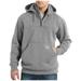 Carhartt Men's Rain Defender Paxton Heavyweight Hooded Zip Mock Sweatshirt