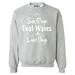 Shop4Ever Men's Sun Ray Boat Waves Lake Days Crewneck Sweatshirt