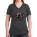 CafePress - Avengers Endgame Chara Women's V Neck Dark T Shirt - Women's V-Neck Dark T-Shirt