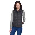 Ladies' Prevail Packable Puffer Vest - CARBON - M