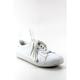 Pre-ownedPolo Ralph Lauren Boys Leather Solid Monochromatic Tennis Sneakers White Size 5