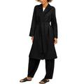 Womens Jacket Deep Medium Belted Coat M