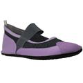 SOBEYO Women's Mary Jane Flats Water Yoga Lightweight mesh Sport Shoes Purple/Gray Size XXL10-11